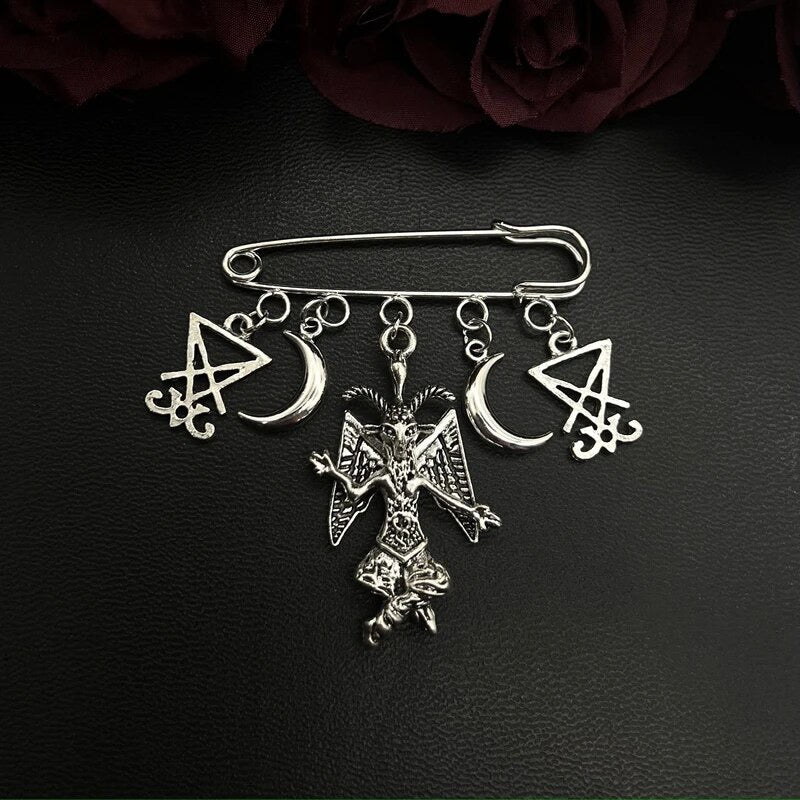 Sigil of Lucifer Baphomet Broche / Pin