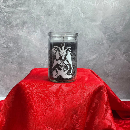 Baphomet Black 50 hour candle