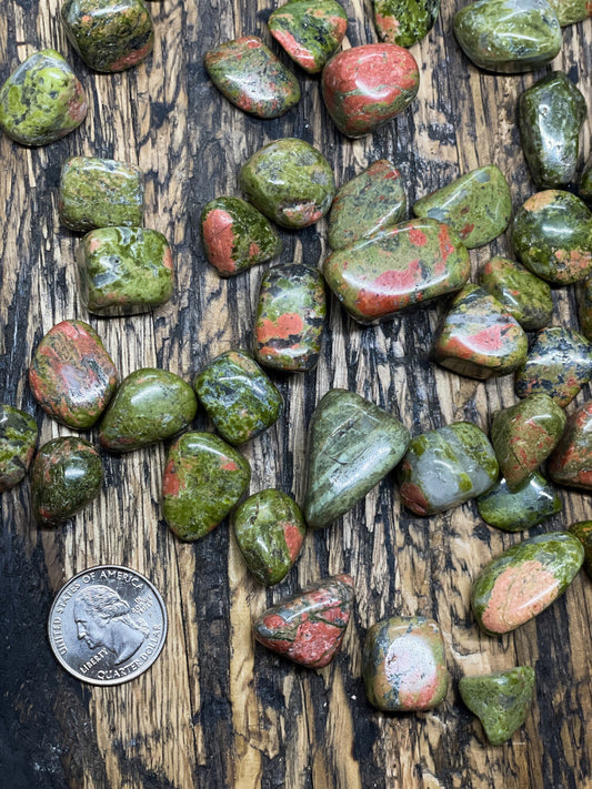 Unakite tumbled