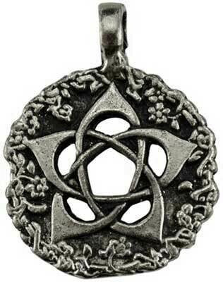 Garden Pentagram pendant