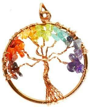 7 Chakra Tree copper