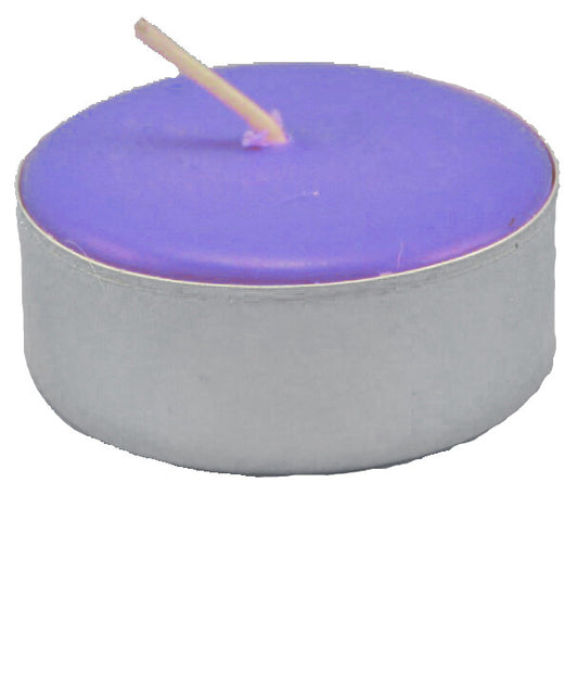 Purple tealight candle